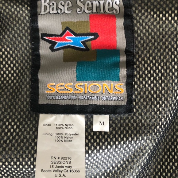 Sessions jacket  size M - Picture 4 of 5